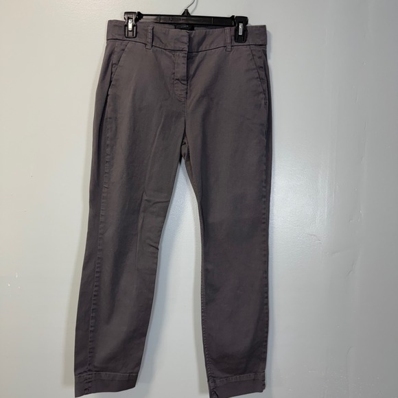 J.Crew Pants - JCrew Cameron Slim Cropped Pant Charcoal Gray Size 8 Business Casual Minimalist